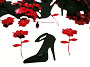 Confetti Open Roses and Stiletto Heels